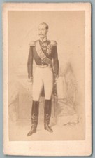 CDV 1870's Tsar Alexandre II de Russie Nikoláyevich of Russia Photo John Clarck