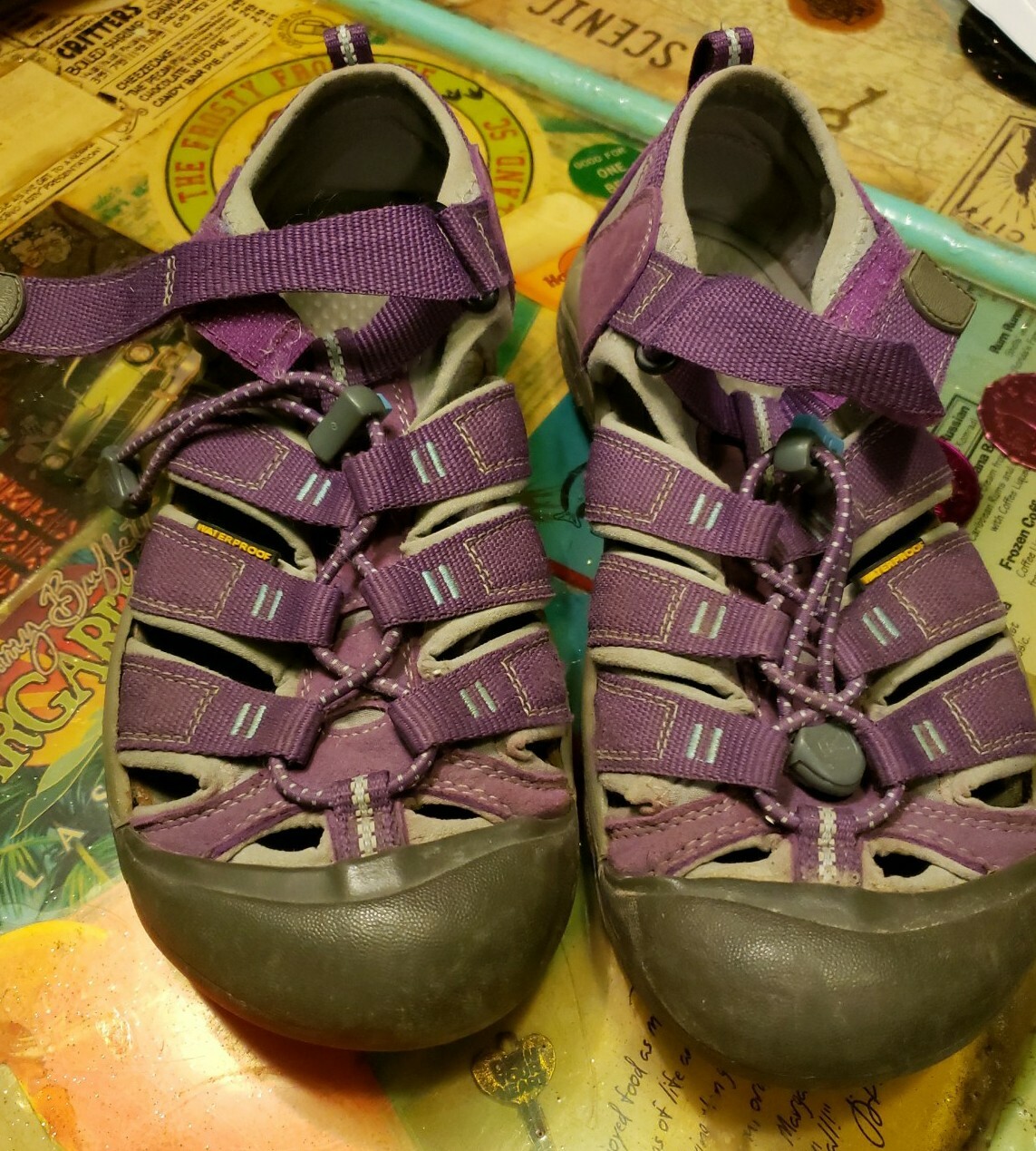 KEEN Newport Sport Sandals Women’s Size 5 Purple Water Shoes Waterproof Hiking