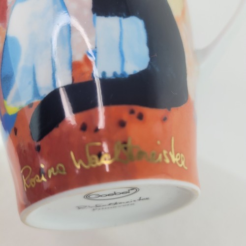 Goebel Designed by Rosina Wachtmeister Primavera großer Porzellan Kaffeebecher Katzen - Bild 11 von 14