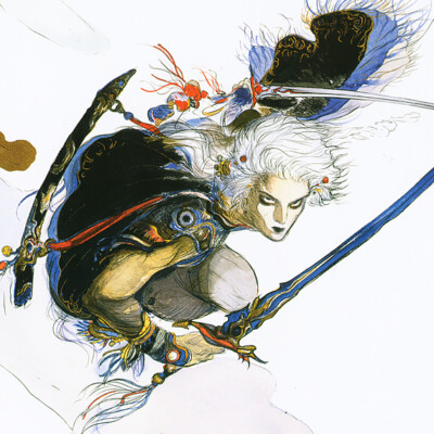 17x22 Print - Final Fantasy x Yoshitaka Amano Gothic Poster 0871