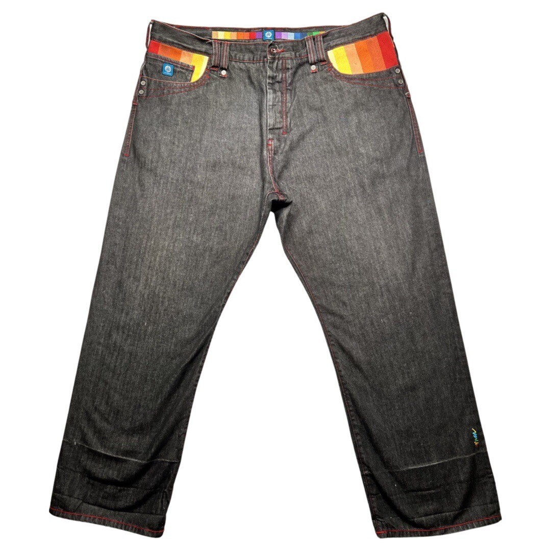 PROJECT GR Retro Baggy超クールなストリート風水の牛仔パンツ PROJECT G/R プロジェクト ジーアール SS25RETRO BAGGY DENIM