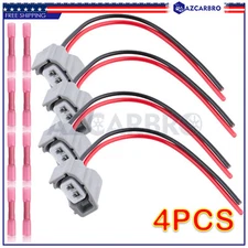 4PCS Fuel Injector Wire Connector For TOYOTA Camry Corolla Highlander RAV4 Prius