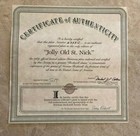 Normal Rockwell 1989 "Jolly Old St. Nick " Christmas Plate with Certificate — photo 3