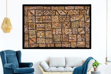 Wall Décor Tapestry Vintage Embroidered Ethnic  Fine Zari Hand work Wall Hanging