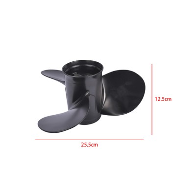 Aluminum Boat Propeller 11.1x13 Inch Right Hand Turn for Tohatsu Nissan Outboard