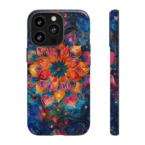 Mandala Flower Watercolor Phone Case for iPhone, Samsung Galaxy, Pixel - 第 99/256 張圖片