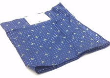  125 Tommy Hilfiger Mens Blue White Floral Handkerchief Classic Pocket Square