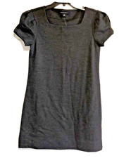 New Banana Republic Dress Women’s Size Small Gray Sheath 100% Wool
