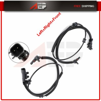 2 Front ABS Wheel Speed Sensor Pair For Nissan Altima 2007-2012 (2.5L & 3.5L) - 1 Year Warranty