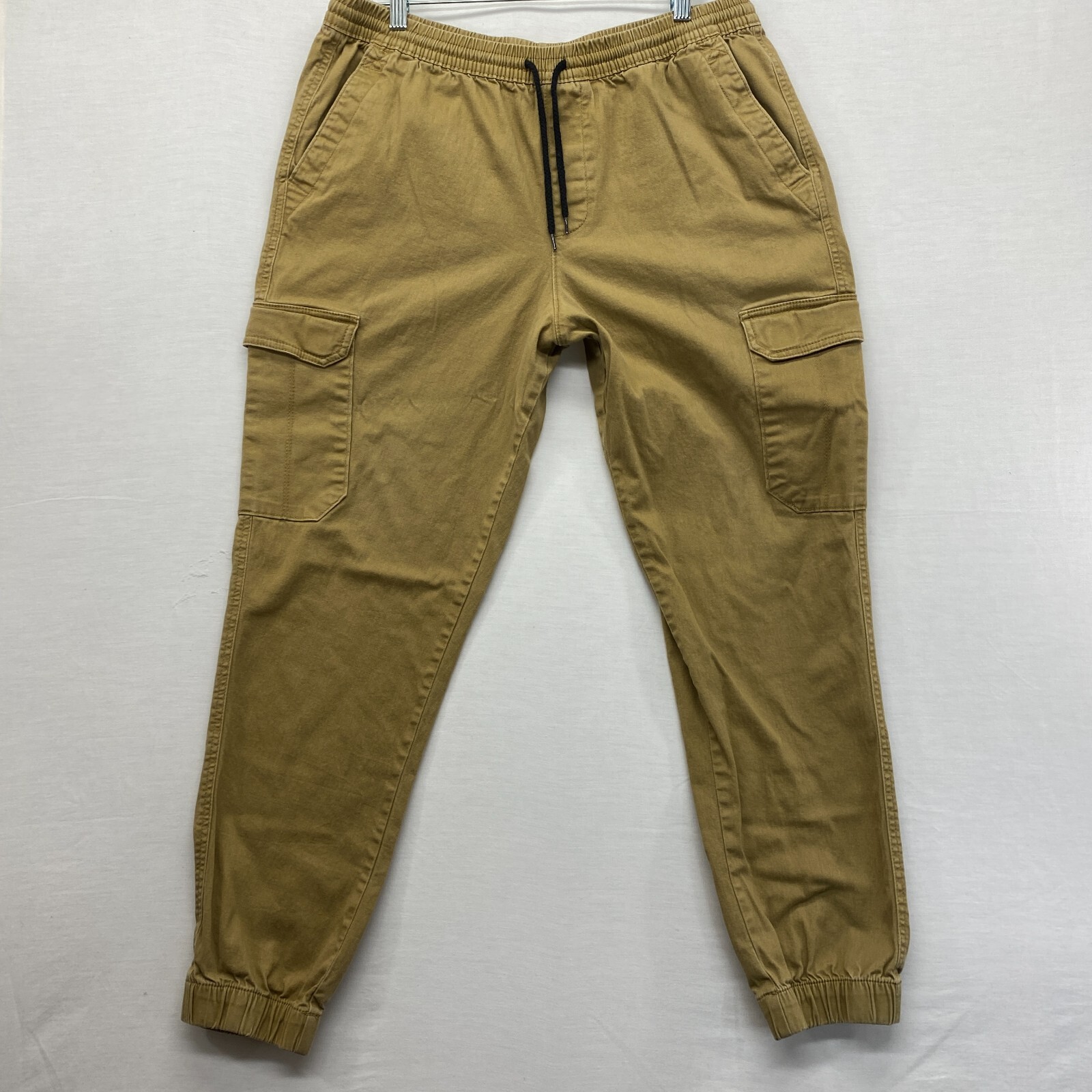 Faded Glory Pants Mens SZ L (36-38) Tan Hiking Straight Leg Relaxed Fit  Cargo | eBay