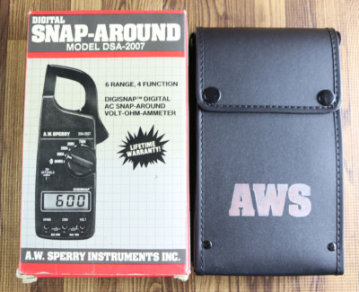 Sperry DSA-2007 Digisnap Volt Ohm Clamp On Amp Meter