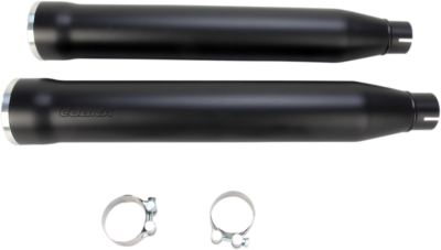 Cobra 3in. Slip-On Muffler with RacePro Tips Black 6053B | eBay