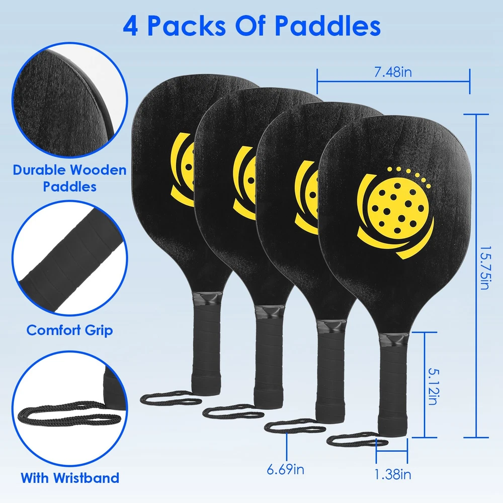 Pickleball Net & 22ft Regulation Size Net Pickle Ball Net System w/Carrying Bag