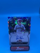 Cade Hunter 2023 Bowman Chrome 1st Bowman Atomic Refractor Auto 42/100 Reds