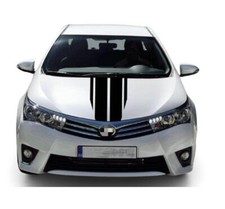 For Toyota Corolla Racing Stripe Graphics Vinyl Hood Decal Bonnet Car Sticker