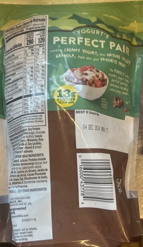 4 Bags Of Nature Valley PROTEIN Granola Oats & Dark Chocolate Loose Granola 11oz - 第 3/4 張圖片
