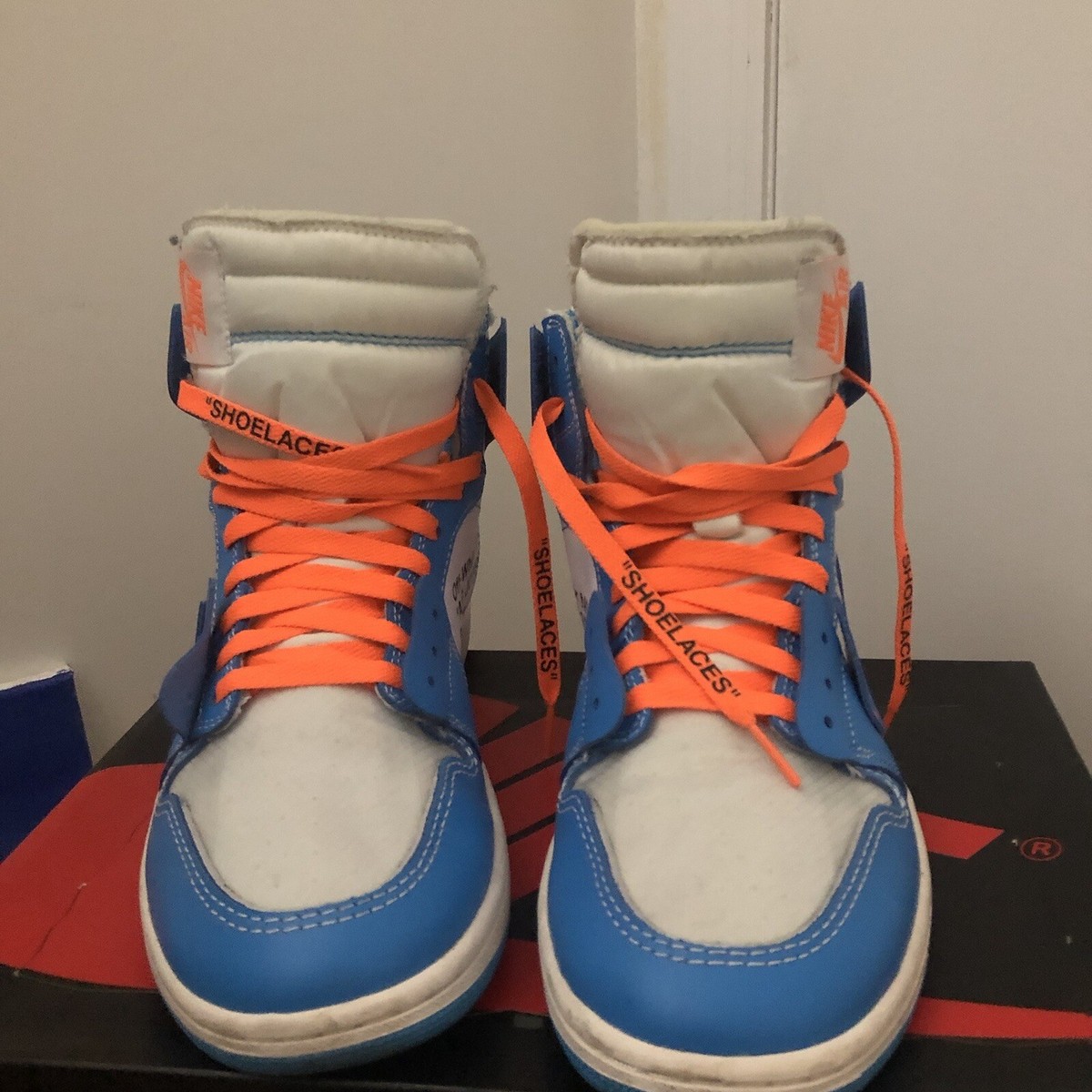 USED Jordan 1 Retro OG x Off-White High UNC - Size US 10 USED Jordan 1 Retro OG x Off-White High UNC - Size US 10