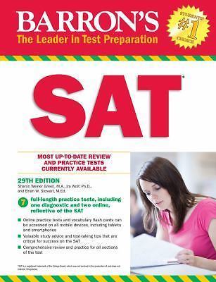 Barron's Test Prep Ser.: Barron's SAT with Online Tests by Sharon Weiner ...