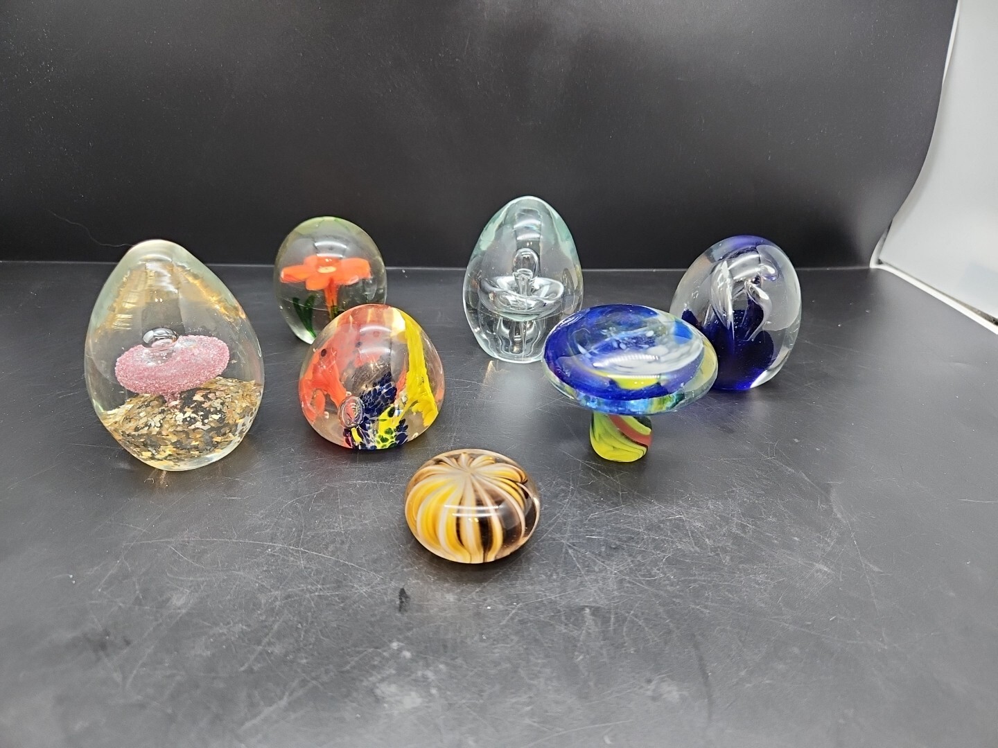 Joblot of Vintage Glass Paperweights eBay