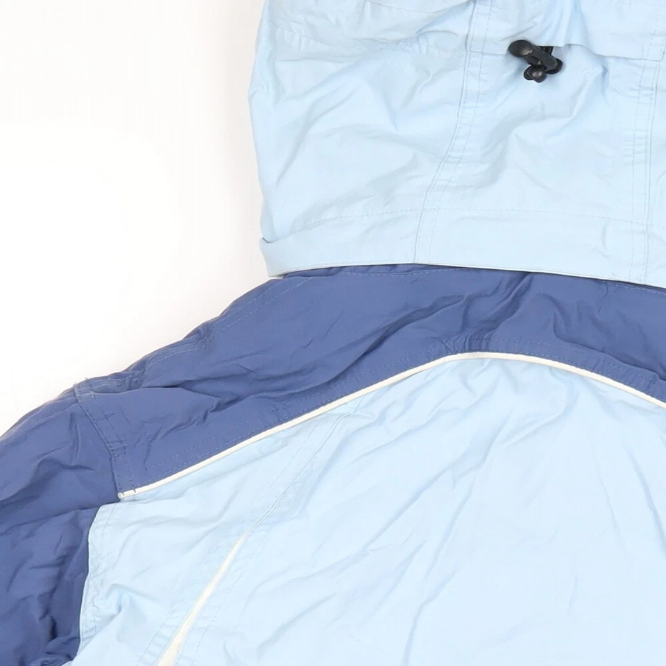 Hi-Tec Womens Blue Rain Coat Size L Zip - Image 4 of 4