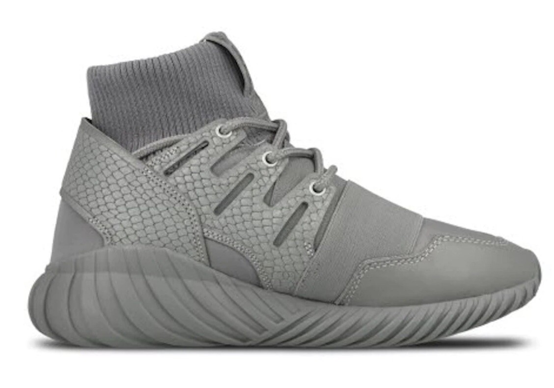 Adidas Tubular Doom S74791 Grey/Metallic Silver Men display picture 1