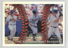 1999 Chrome All-Topps Refractor Jim Thome Tino Martinez John Olerud #451 HOF s7f