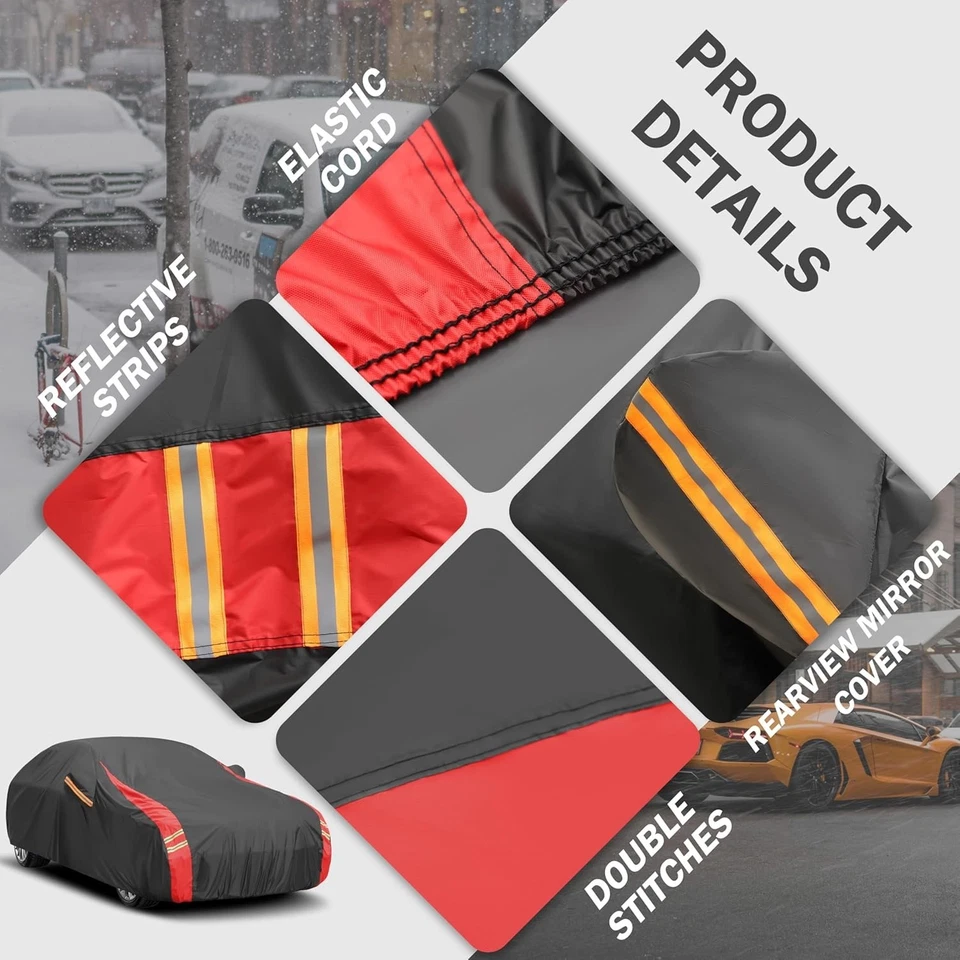 Car Cover For Nissan Frontier Outdoor Automobile Waterproof All Weater protector Foto 4 de 4