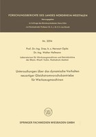 Walter Hofmann (U. A.) | Untersuchungen üBer Das Dynamische Verhalten...