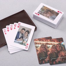 Message Book-Customized Playing Cards with Photos, Personalized Photo Cards