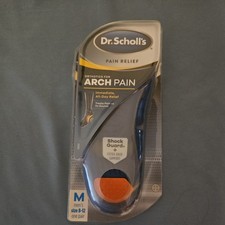 Dr. Scholl's Pain Relief Orthotics for Plantar Fasciitis Men Size 8-13 2 Pieces 