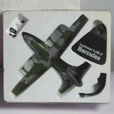Lockheed C-130H Hercules Modell Flugzeug Militär Tarnung Transportflieger Metall