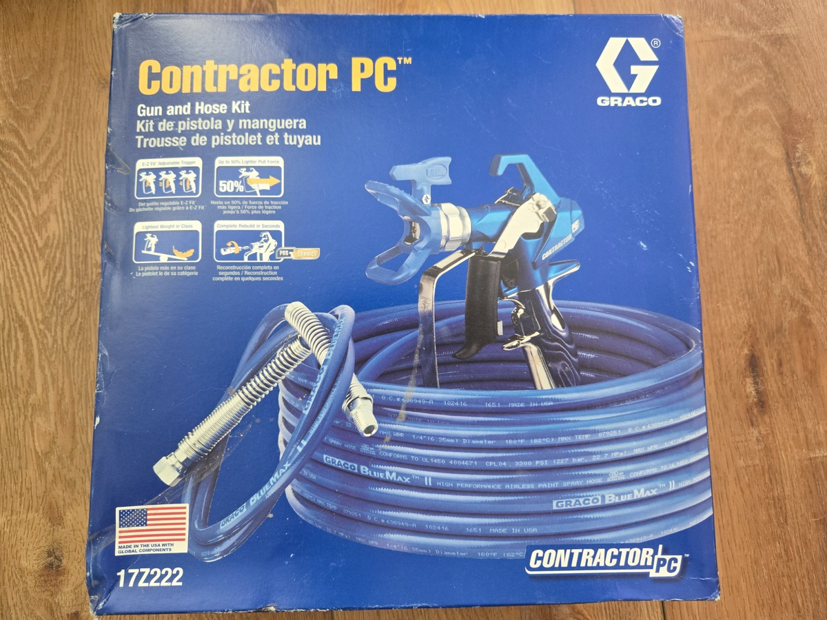Hose Graco 17z222 Graco 17Y046 Contractor PC Airless Spray Gun Kit