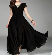 Women Party Wedding Dress MaxiProm Cocktail Evening Formal Bridesmaid Long Gown