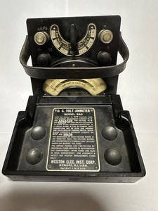 Volt / Ammeter Weston Electric Vintage