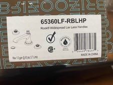 Brizo 65360LF-RBLHP Rook Bathroom Faucet - Less Handles, Venetian Bronze