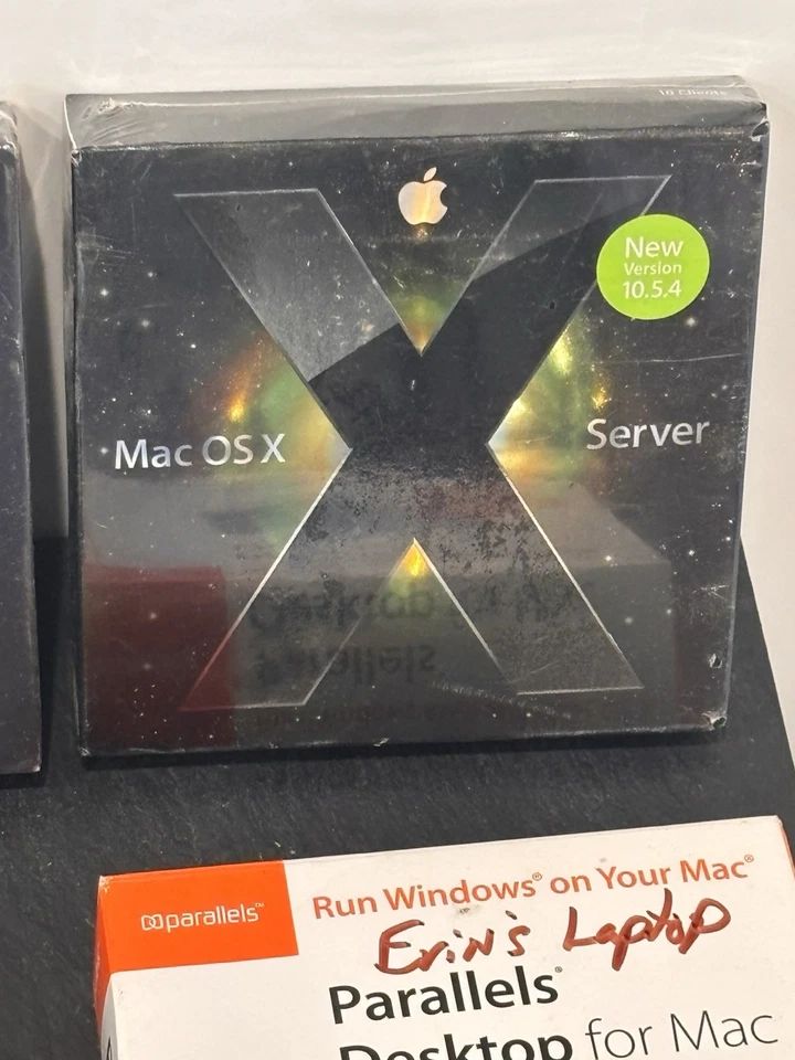 Sealed Apple Mac OS X Server 10.5.4 Retail + Remote Desktop 3, Vista Lot - Image 2 of 4