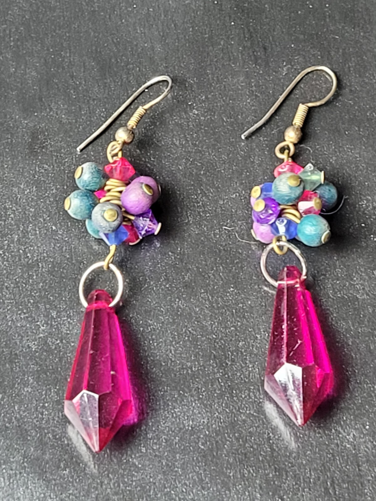 Pink Dangle Earrings
