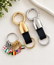 Country Flag Keyring Charm, Handmade - National Flag - Travel Keychain