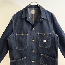 Vintage 1960s 1970s Lee 91-J Indigo Denim Coveralls Mens Size 38REG Very Rare
