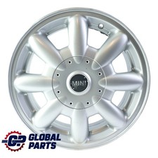 Mini Cooper One R50 R52 Silver Wheel Alloy Rim 15" 5,5J ET:45 8-Spoke 82