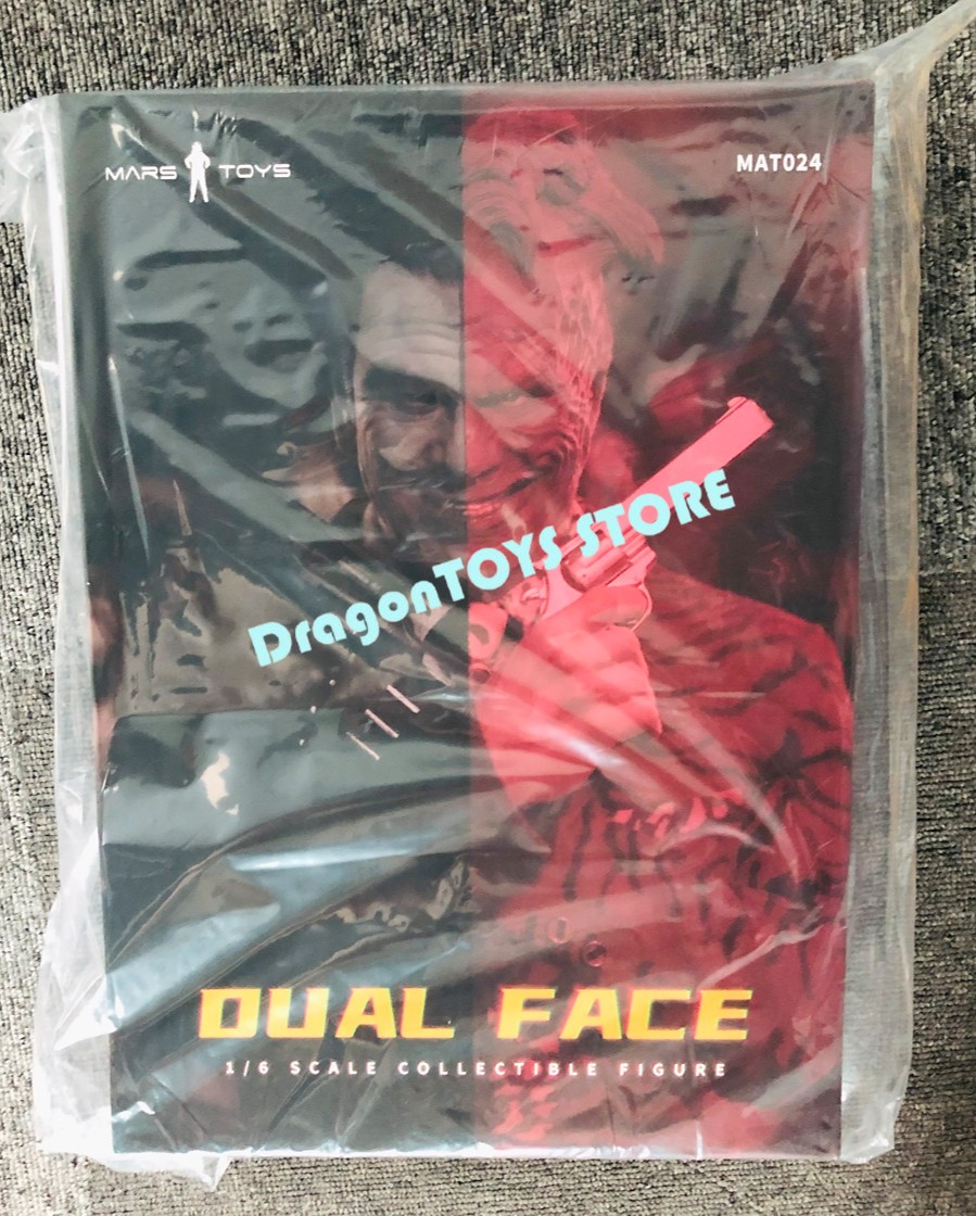 Ready! New Mars Toys MAT024 1/6 Bat Man Forever Dual Face Male