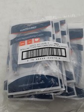 Intellinet Cat6 Slim Network Patch Cable, 3 ft., Blue, 10-Pack