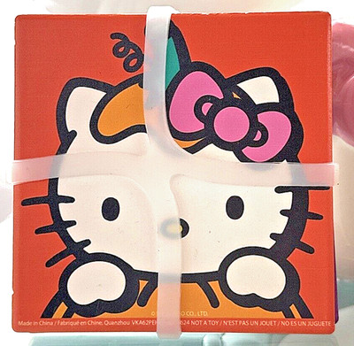 Hello Kitty Ceramic Coasters Set of 4 Sanrio Licensed New Sealed