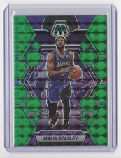 2022-23 Panini Mosaic Green Malik Beasley Los Angeles Lakers #53