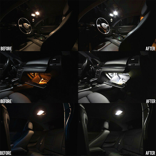 Premium LED Interior Light Set for BMW E39 E38 - 18 LEDs Canbus Error Free - Picture 2 of 11