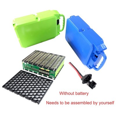DIY 13S 8P 48V Rechargeable Battery Box with 20A/30A BMS+Holder&Nickel Strip