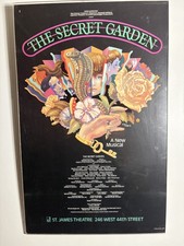 THE SECRET GARDEN Window Card DAISY EGAN, MANDY PATINKIN JOHN CAMERON MITCHELL