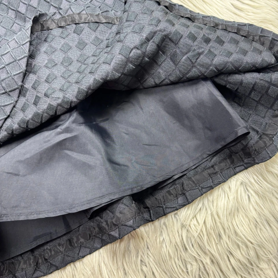 Anthro Moulinette Soeurs Women's 2 Black Minette Jacquard Dress Retro Feminine - Image 4 of 4