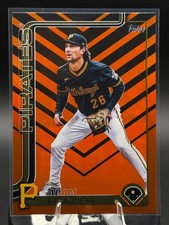 2025 Topps Update Series Adam Frazier #US51 Holiday Orange & Black Foil
