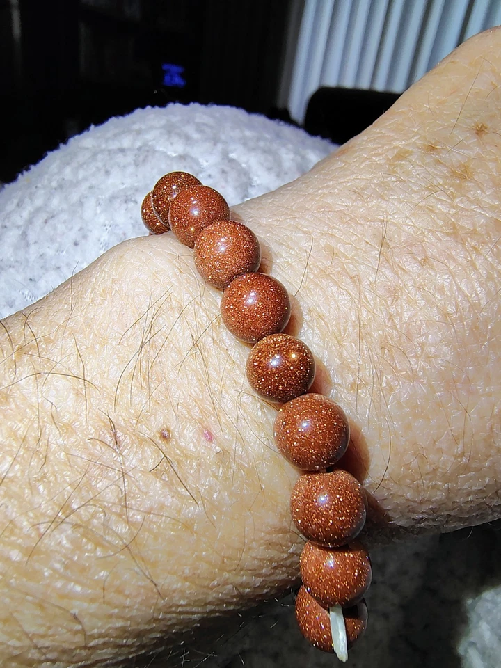 Gemstone Bracelet Set Tiger Eye Jasper Goldstone Carnelian Citrine Beaded Lot - Image 3 of 4